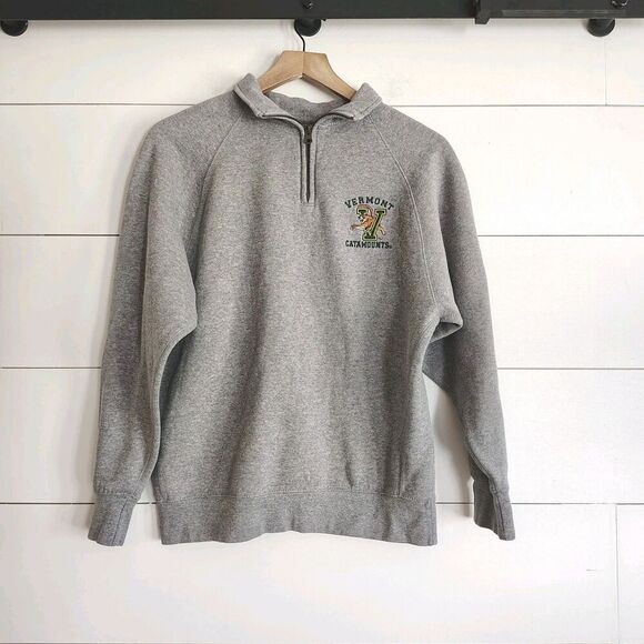 Women's Vermont Catamounts Quarter Zip Athleisure University Loungewear Small - Picture 1 of 10